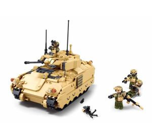 Sluban M38-B1363 American light tank M3A3 Bradley